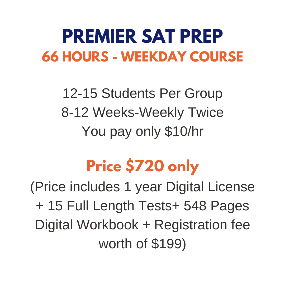 Premier SAT Prep Weekday Course
