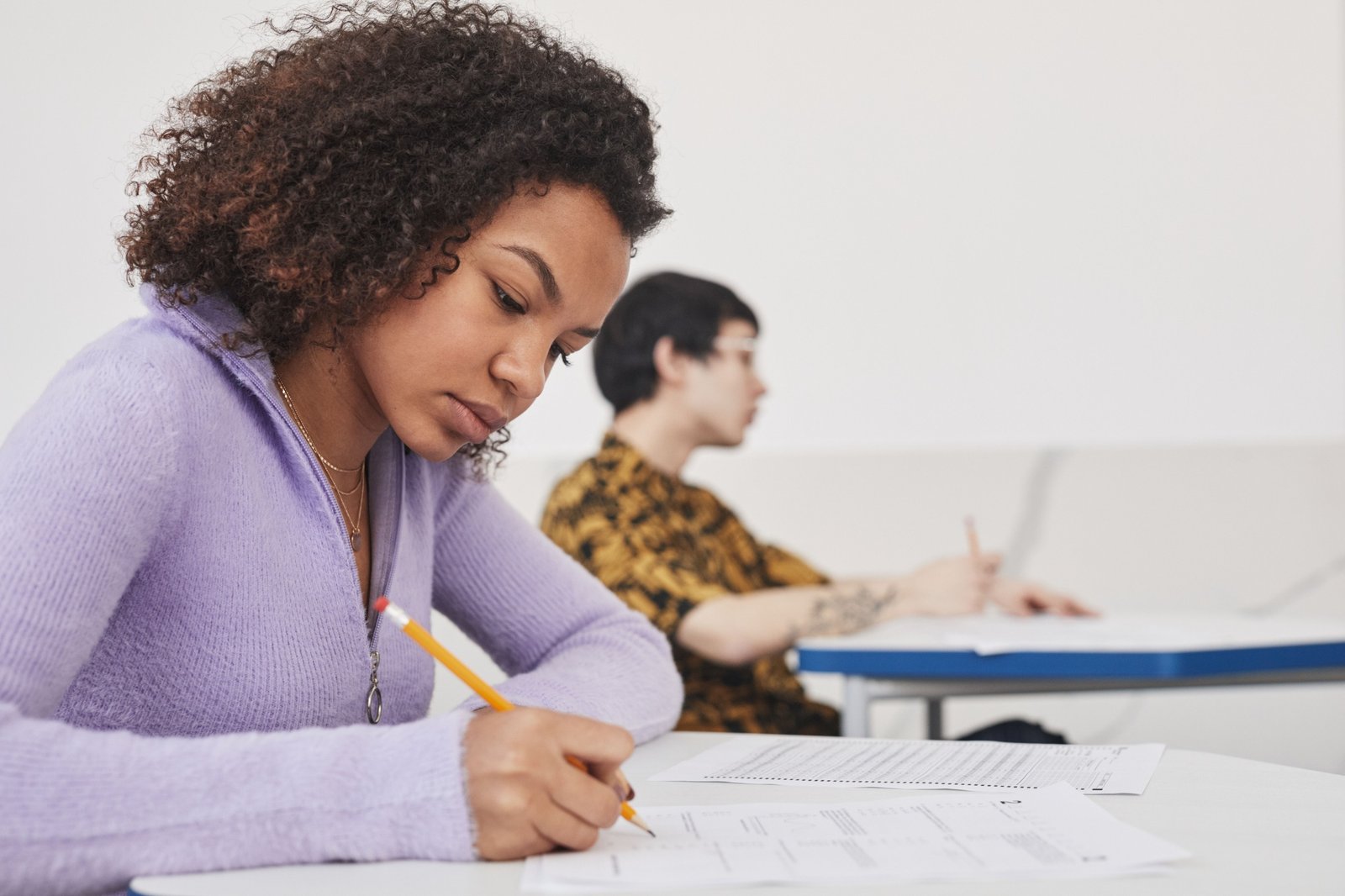 Student completing a digital SAT practice test while preparing to improve their SAT score