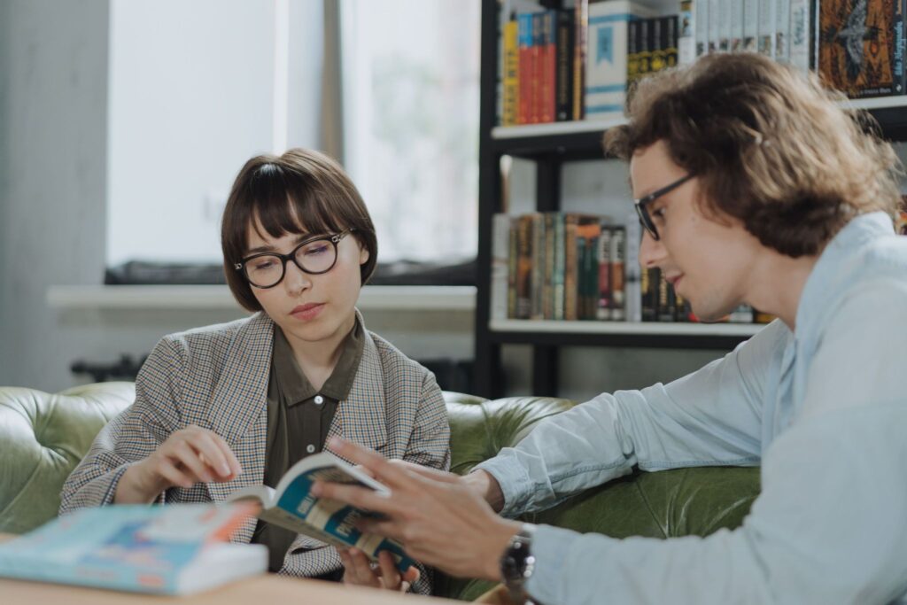 Experienced SAT tutor guiding a student during a personalized coaching session.